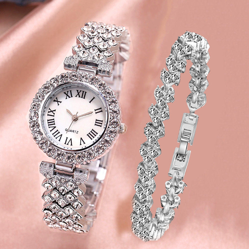 Coffret Montre & Bracelet Papillon Cristaux