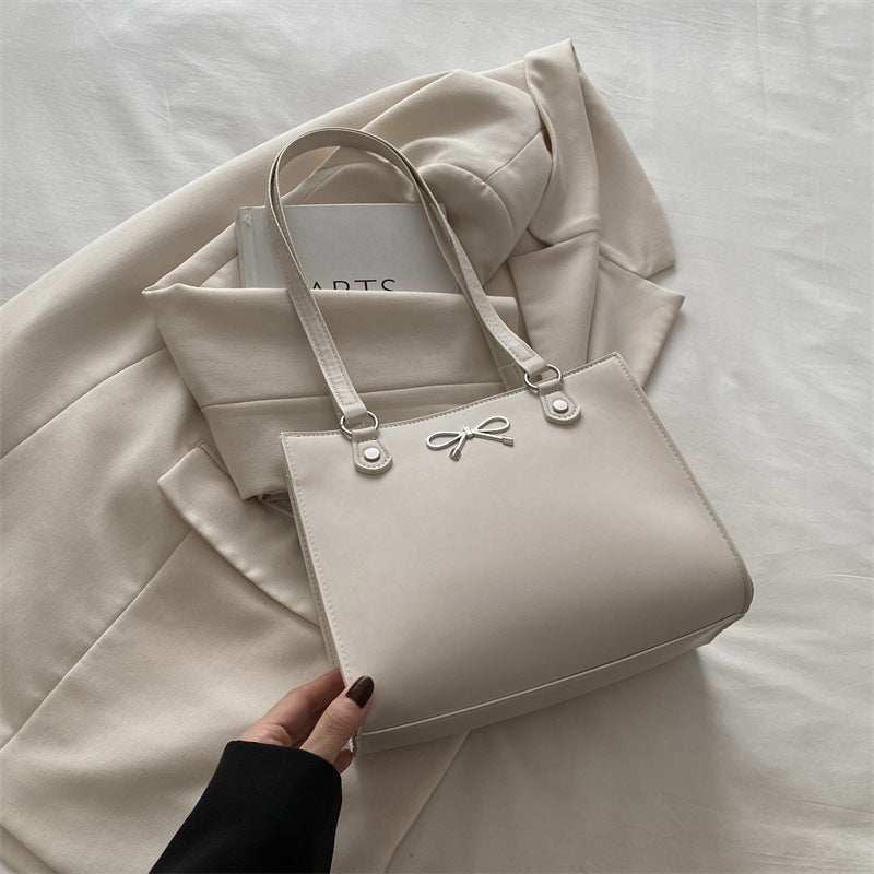 Sac Cabas Carré Nœud Papillon Style Parisien