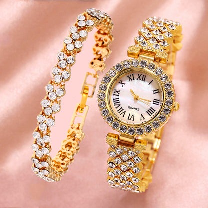 Coffret Montre & Bracelet Papillon Cristaux