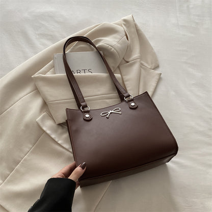 Sac Cabas Carré Nœud Papillon Style Parisien