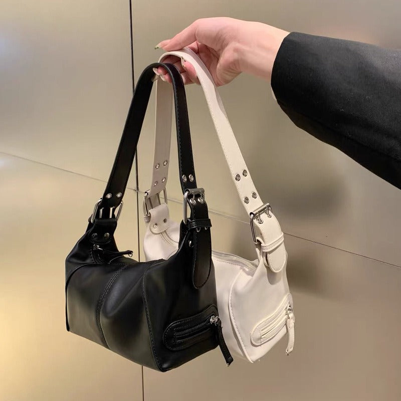 Sac Porté Épaule Boucles Argentées Casual