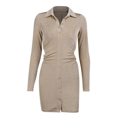 Robe Chemise Moulante Découpée