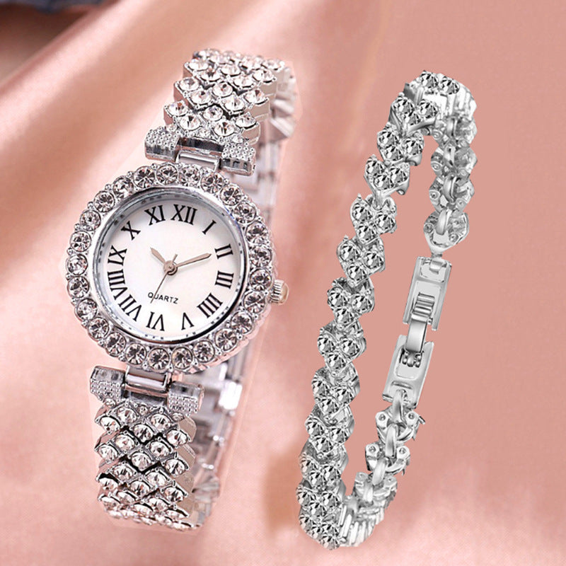 Coffret Montre & Bracelet Papillon Cristaux