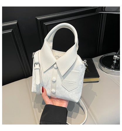 Sac à Main Forme Chemise Col Boutonné