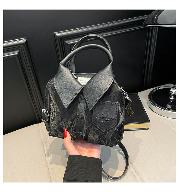 Sac à Main Forme Chemise Col Boutonné