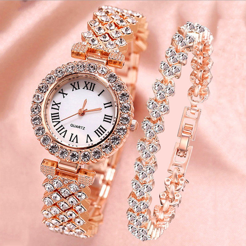 Coffret Montre & Bracelet Papillon Cristaux