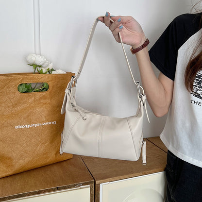 Sac Porté Épaule Boucles Argentées Casual
