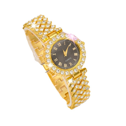 Coffret Montre & Bracelet Papillon Cristaux